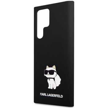 Etui Karl Lagerfeld Silicone Choupette na Samsung Galaxy S24 Ultra - czarne