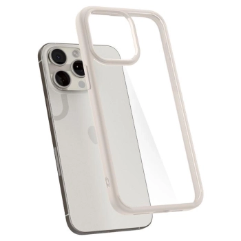 Etui Spigen Ultra Hybrid na iPhone 15 Pro - tytan naturalny
