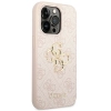 Etui Guess 4G Big Metal Logo na iPhone 14 Pro - różowe
