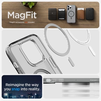 Etui Spigen Ultra Hybrid Mag z MagSafe na iPhone 14 Pro - matowo-czarne
