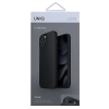 Etui Uniq Lino na iPhone 13 Pro Max - czarne