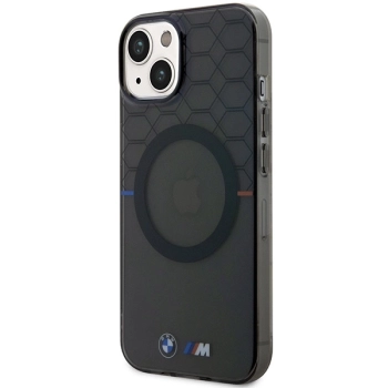 Etui BMW Pattern MagSafe na iPhone 15 / 14 / 13 - szare