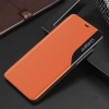 Eco Leather View Case elegancki futerał etui z klapką i funkcją podstawki iPhone 13 Pro pomarańczowy