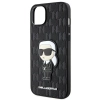 Etui Karl Lagerfeld Saffiano Monogram Ikonik na iPhone 14 Plus - czarne