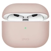 Etui Uniq Lino Silicone na AirPods 3 - różowe