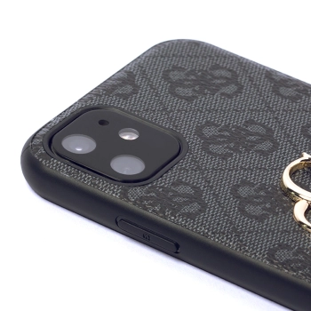 Etui Guess 4G Big Metal Logo na iPhone 11 / Xr - szare
