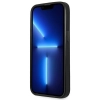 Etui Guess Saffiano Triangle Logo na iPhone 14 Pro Max - srebrne