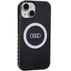 Etui Audi IML Big Logo MagSafe na iPhone 15 / 14 / 13 - czarne