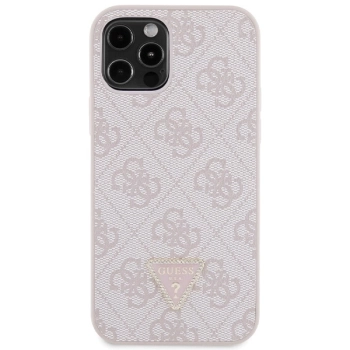 Etui Guess Crossbody 4G Metal Logo na iPhone 12 / iPhone 12 Pro - różowe