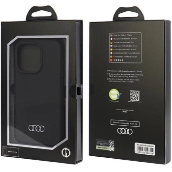 Etui Audi Silicone Case do iPhone 15 Pro - czarne