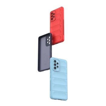 Magic Shield Case etui do Samsung Galaxy A53 5G elastyczny pancerny pokrowiec ciemnoniebieski