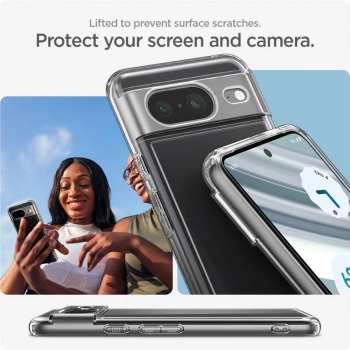 Etui Spigen Ultra Hybrid na Google Pixel 8 - przezroczyste