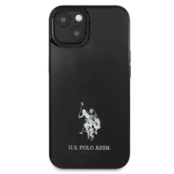 Etui U.S. Polo Assn. Horses Logo na iPhone 13 mini - czarne