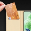 [PO ZWROCIE] Dux Ducis Skin Pro etui do Xiaomi Redmi Note 12 Pro+ pokrowiec z klapką portfel na kartę podstawka niebieskie
