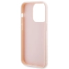 Etui Karl Lagerfeld 3D Rubber Glitter Logo na iPhone 15 Pro Max - różowe