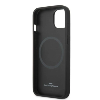 Etui BMW Signature Logo Imprint MagSafe na iPhone 14 - czarne