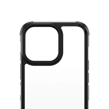 Etui PanzerGlass ClearCase antybakteryjne z certyfikatem Military Grade na iPhone 13 Pro - przezroczysto-czarne