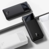 Baseus Bipow powerbank z wyświetlaczem 30000mAh 15W biały (Overseas Edition) + kabel USB-A - Micro USB 0.25m biały (PPBD050202)