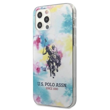 Etui U.S. Polo Assn. Tie & Dye Collection na iPhone 12 Pro Max - wielokolorowe