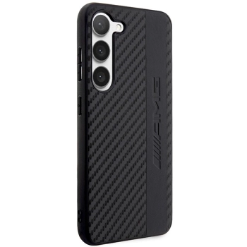 Etui AMG Carbon Stripe&Embossed na Samsung Galaxy S23 - czarne