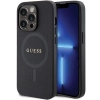 Etui Guess Saffiano MagSafe na iPhone 14 Pro Max - czarne