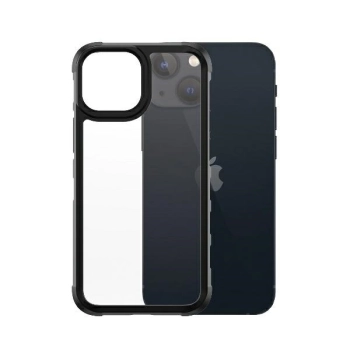 Etui PanzerGlass ClearCase antybakteryjne z certyfikatem Military Grade na iPhone 13 mini - przezroczysto-czarne