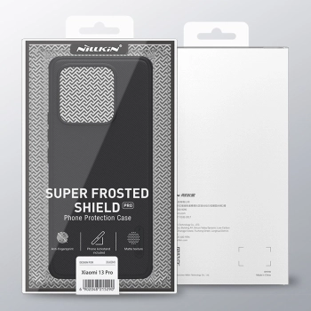 Nillkin Super Frosted Shield Pro etui do Xiaomi 13 Pro pancerny pokrowiec + podstawka na telefon czarne
