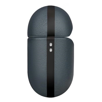Etui UNIQ Terra Genuine Leather na AirPods 3 - niebieskie