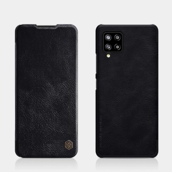 Nillkin Qin skórzana kabura etui Samsung Galaxy A42 5G czarny