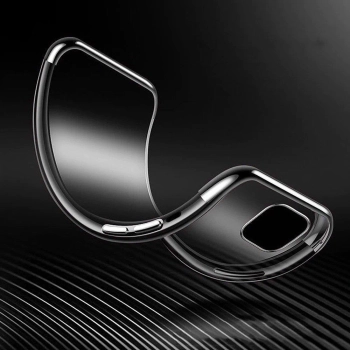 Clear Color case żelowy pokrowiec etui z metaliczną ramką Samsung Galaxy A13 5G czerwony