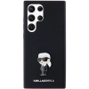 Etui Karl Lagerfeld Silicone Ikonik Metal Pin na Samsung Galaxy S24 Ultra - czarne