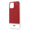 Etui Mini Morris Stripe Collection na iPhone 12 Pro Max - czerwone