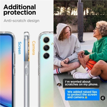Etui Spigen Ultra Hybrid na Samsung Galaxy A34 5G - przezroczyste