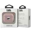 Etui Karl Lagerfeld Monogram Karl Head na AirPods 3 - różowe