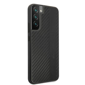 Etui AMG Carbon Stripe&Embossed na Samsung Galaxy S22+ - czarne