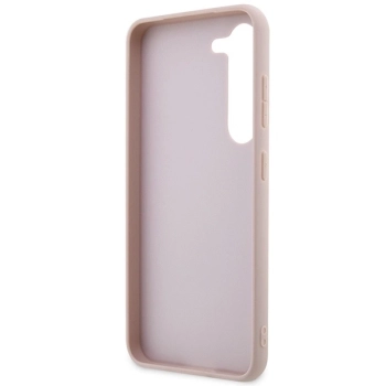 Guess GUHCS23SG4GLPI S23 S911 różowy/pink hard case 4G Stripe Collection