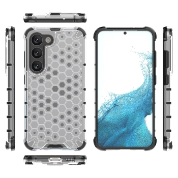Honeycomb etui do Samsung Galaxy S23 pancerny hybrydowy pokrowiec przezroczyste