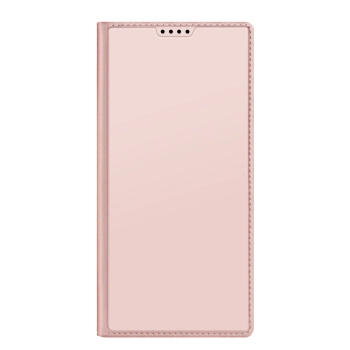 Dux Ducis Skin Pro etui Samsung Galaxy S23 Ultra pokrowiec z klapką portfel na kartę podstawka różowe
