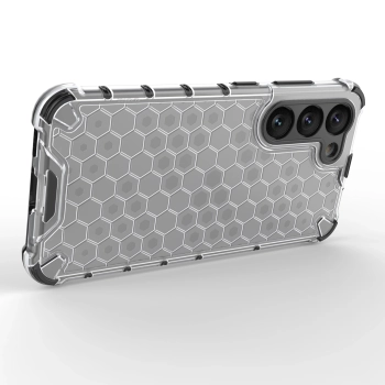 Honeycomb etui do Samsung Galaxy S23 pancerny hybrydowy pokrowiec przezroczyste