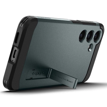 Etui Spigen Tough Armor na Samsung Galaxy S24 - ciemnozielone