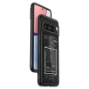 Etui Spigen Ultra Hybrid na Google Pixel 8 Pro - ciemnoszare (wzór Zero One)