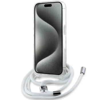 Etui Karl Lagerfeld Crossbody IML Karl Head MagSafe na iPhone 15 Pro - przezroczyste