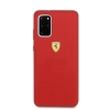 Etui Ferrari Silicone na Samsung Galaxy S20+ - czerwone