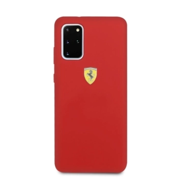 Etui Ferrari Silicone na Samsung Galaxy S20+ - czerwone