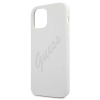 Etui Guess Script Vintage na iPhone 12 / iPhone 12 Pro - kremowe