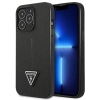 Etui Guess Saffiano Triangle Logo na iPhone 14 Pro Max - czarne