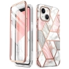 Etui Supcase Cosmo na iPhone 14 Plus - różowy marmur