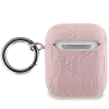 Etui Karl Lagerfeld Monogram Karl Head na AirPods 1 / 2 - różowe