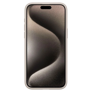 Etui Spigen Ultra Hybrid Mag z MagSafe na iPhone 15 Pro - matowy tytan naturalny