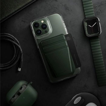 Etui Uniq Combat na iPhone 13 Pro / iPhone 13 - zielone